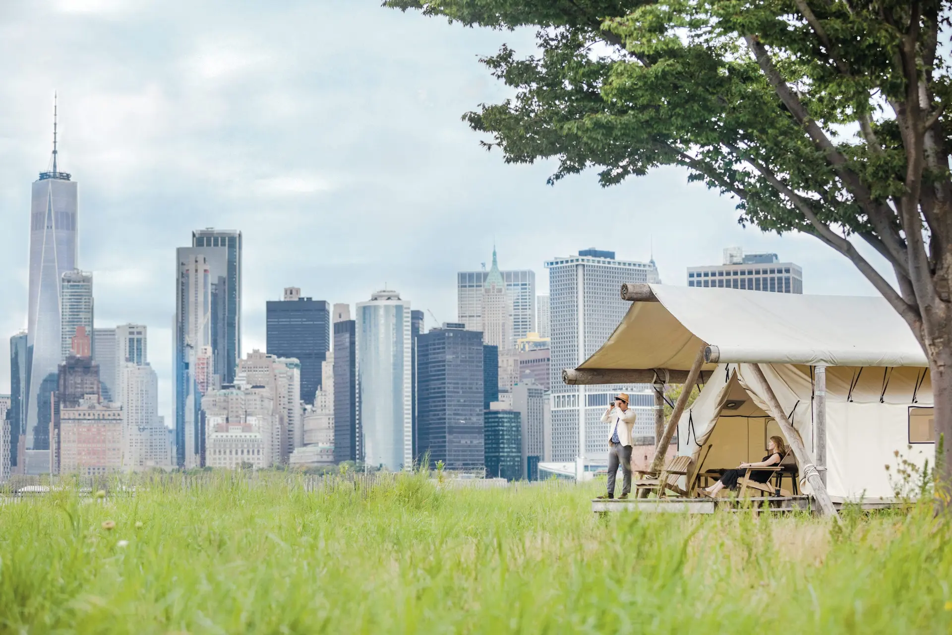 Summit Tent 2 at Governors Island by Collective retreats